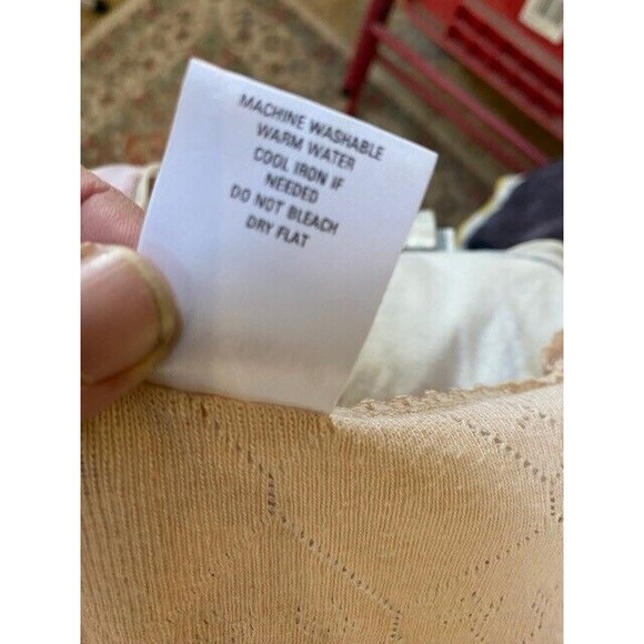 Winconia Juniors Sz X/LGE Peach 100% Combed Cotton Lightweight Sweater Preppy - Picture 8 of 8